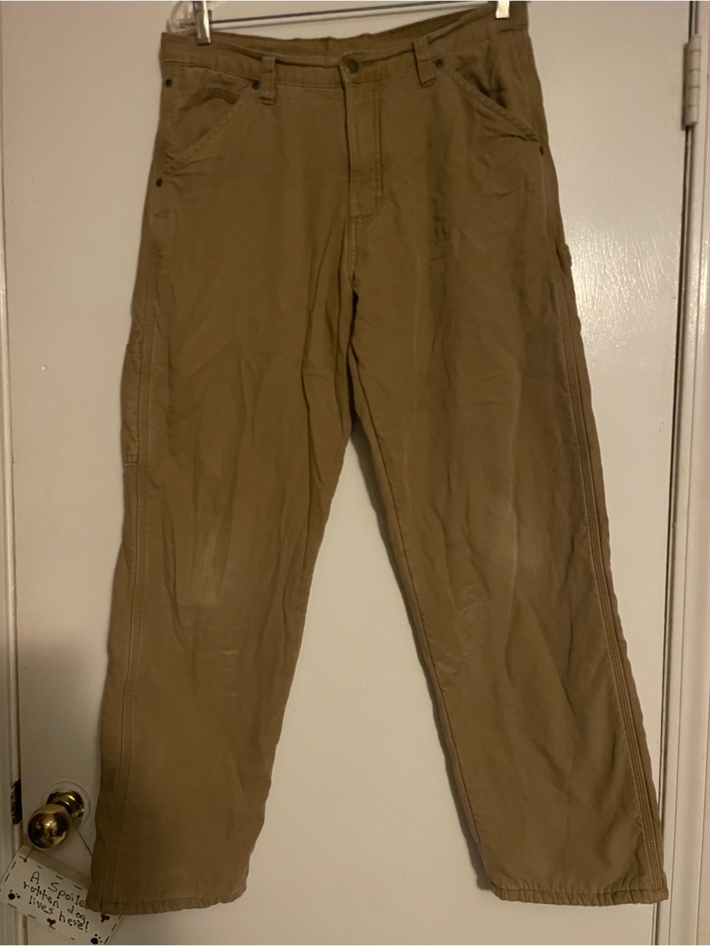 Wrangler Insulated Brown/Tan Utility Chinos